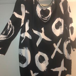 ASOS xoxo print dress - size 8